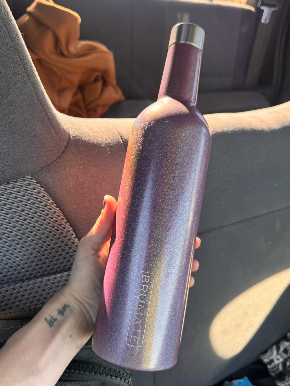 BrüMate Iridescent Purple Stainless Winesulator Bottle